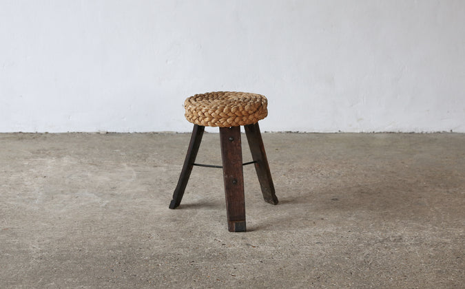 /products/audoux-minet-rope-stool-france-1950s