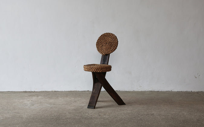 /products/audoux-minet-tripod-rope-chair-france-1950s
