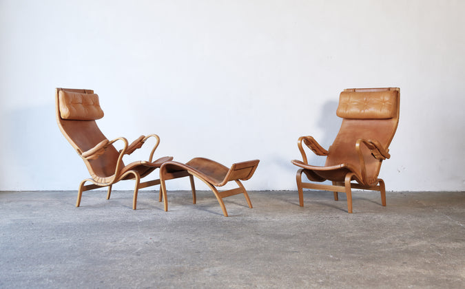 /products/rare-pair-of-pernilla-chairs-and-ottoman-by-bruno-mathsson-sweden-1960s
