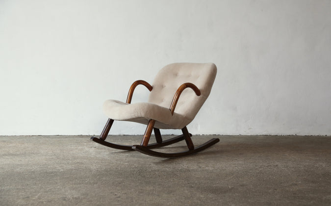 /products/rare-arnold-madsen-clam-rocking-chair-newly-upholstered-in-alpaca-1950s