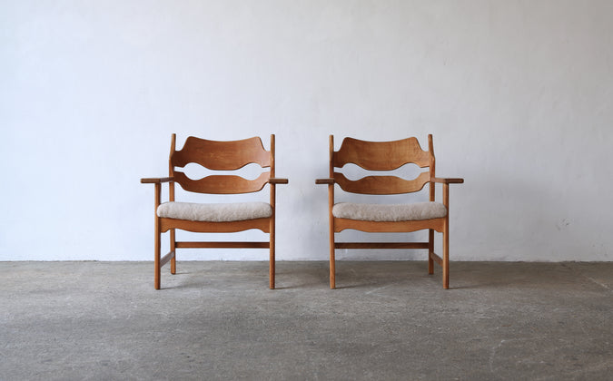 /products/pair-of-razor-blade-armchairs-by-henning-kjaernulf-kjaernulf-denmark-1960s