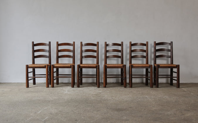 /products/six-g-robert-dining-chairs-france-1960s-style-of-charlotte-perriand