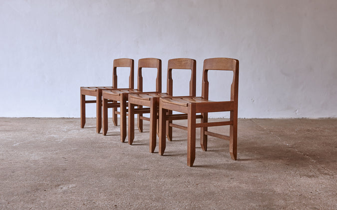 /products/set-of-four-guillerme-et-chambron-oak-dining-chairs-france-1960s